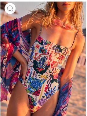 Agua Bendita Kali One Piece Swimsuit- Size Medium